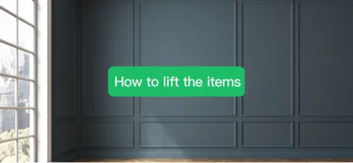 How to lift items?